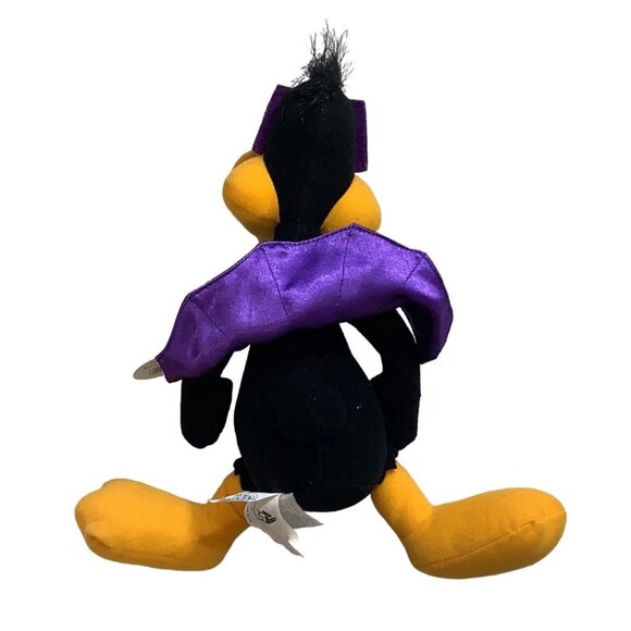 Daffy Duck Plush Looney Tunes 11” Russel Stover Mask Cape Stuffed Animal VTG - Picture 6 of 9